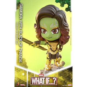 Hot Toys What If...? Cosbaby (S) Mini Figure Gamora (with Blade of Thanos) 