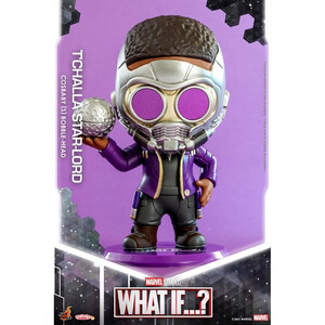 Hot Toys What If...? Cosbaby (S) Mini Figure T'Challa Star-Lord 