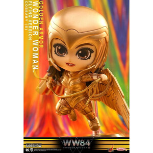 Hot Toys Wonder Woman 1984 Cosbaby (S) Mini Figure Golden Armor Wonder Woman (Flying Version) 
