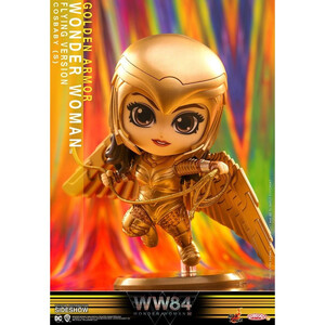 Hot Toys Wonder Woman 1984 Cosbaby (S) Mini Figure Golden Armor Wonder Woman (Flying Version) 