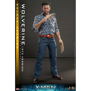 Hot Toys X-Men Days of Future Past Movie Masterpiece 1/6 Scale Wolverine (1973 Version) Deluxe Version 