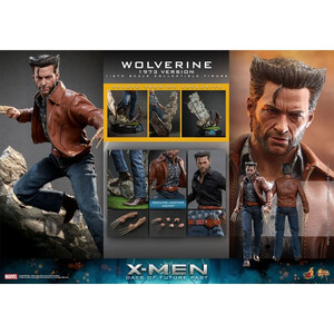 Hot Toys X-Men Days of Future Past Movie Masterpiece 1/6 Scale Wolverine (1973 Version) Deluxe Version 