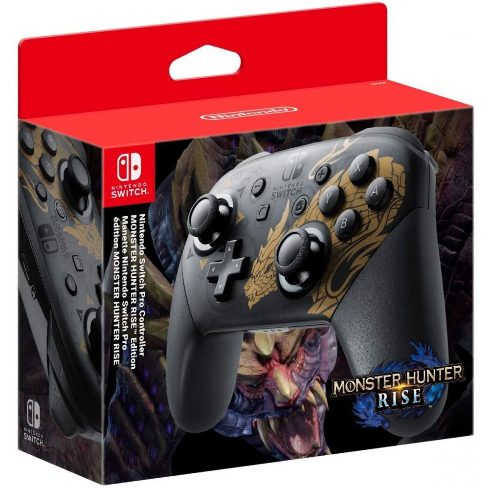 Switch Pro Controller Mosnter Hunter Rise Ver. 