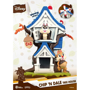 Beast Kingdom Toys Disney Summer Series D-Stage Chip 'n Dale Tree House 