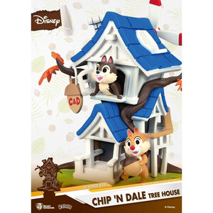 Beast Kingdom Toys Disney Summer Series D-Stage Chip 'n Dale Tree House 