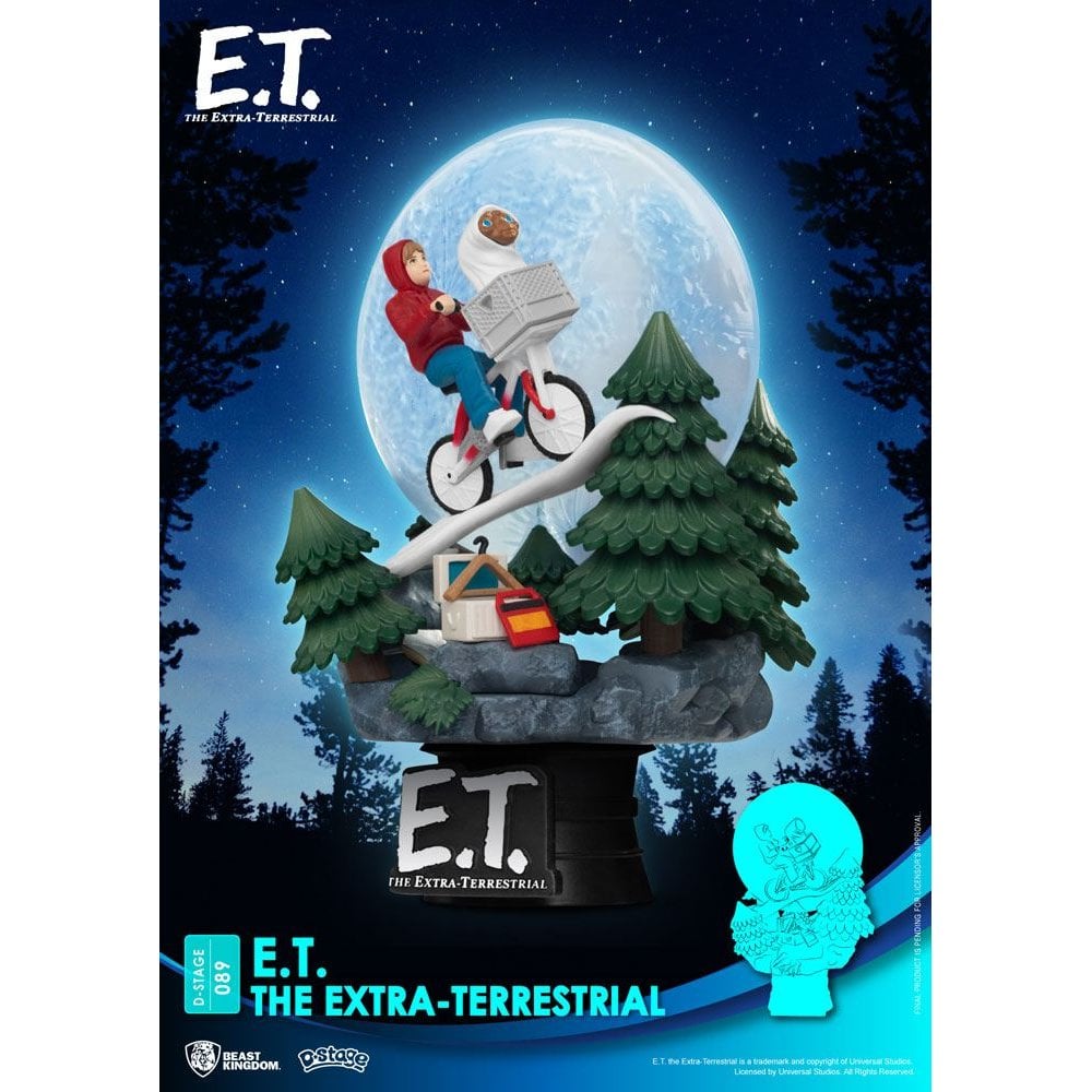 Beast Kingdom Toys E.T. the Extra-Terrestrial D-Stage Iconic Scene Movie Scene 