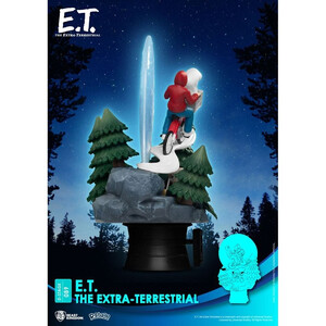 Beast Kingdom Toys E.T. the Extra-Terrestrial D-Stage Iconic Scene Movie Scene 