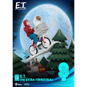 Beast Kingdom Toys E.T. the Extra-Terrestrial D-Stage Iconic Scene Movie Scene 
