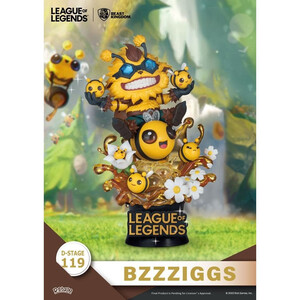 Beast Kingdom Toys League of Legends D-Stage Set Beemo & BZZZiggs 
