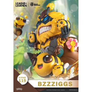 Beast Kingdom Toys League of Legends D-Stage Set Beemo & BZZZiggs 