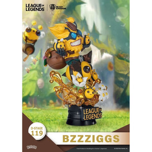 Beast Kingdom Toys League of Legends D-Stage Set Beemo & BZZZiggs 