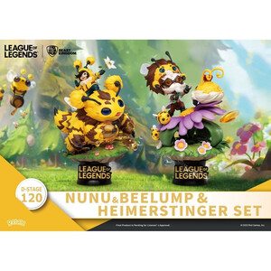Beast Kingdom Toys League of Legends D-Stage Set Nunu & Beelump & Heimerstinger 