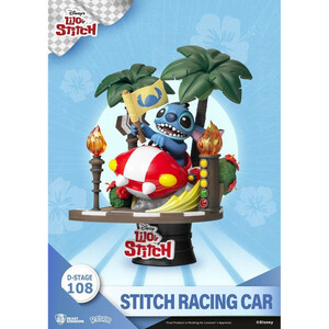 Beast Kingdom Toys Lilo & Stitch D-Stage Stitch Racing Car 