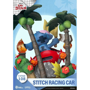 Beast Kingdom Toys Lilo & Stitch D-Stage Stitch Racing Car 