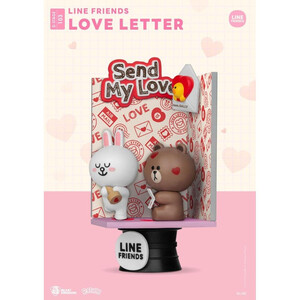 Beast Kingdom Toys Line Friends D-Stage Love Letter 