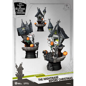 Beast Kingdom Toys Nightmare before Christmas D-Stage Jack's Haunted House 