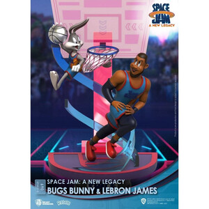 Beast Kingdom Toys Space Jam A New Legacy D-Stage Bugs Bunny & Lebron James New Version 
