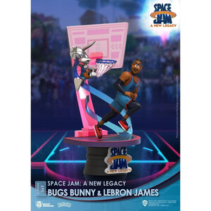 Beast Kingdom Toys Space Jam A New Legacy D-Stage Bugs Bunny & Lebron James New Version 