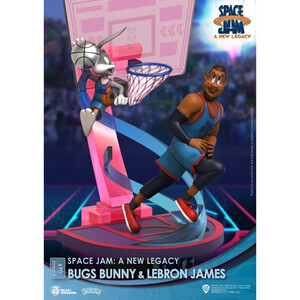Beast Kingdom Toys Space Jam A New Legacy D-Stage Bugs Bunny & Lebron James New Version 
