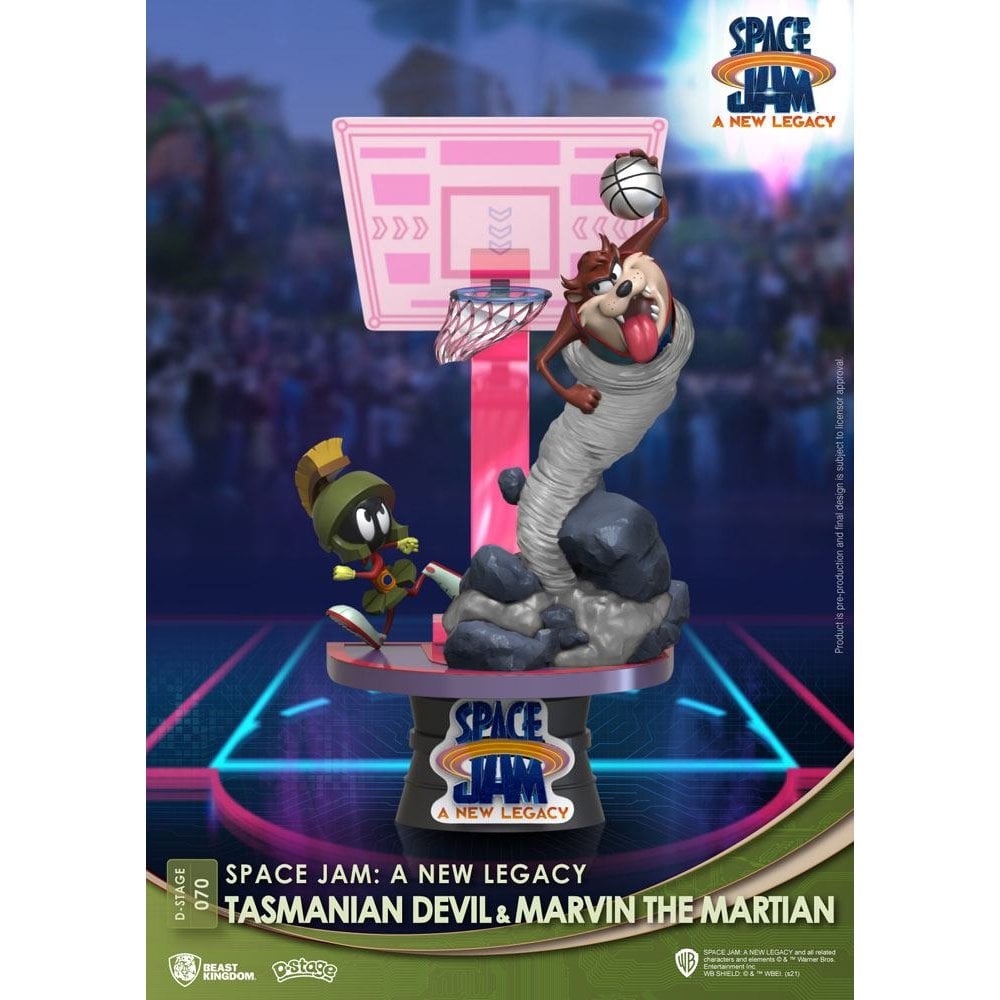 Space Jam A New Legacy D-Stage Tasmanian Devil & Marvin The Martian New Version 