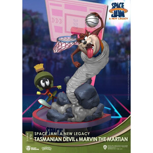 Beast Kingdom Toys Space Jam A New Legacy D-Stage Tasmanian Devil & Marvin The Martian New Version 