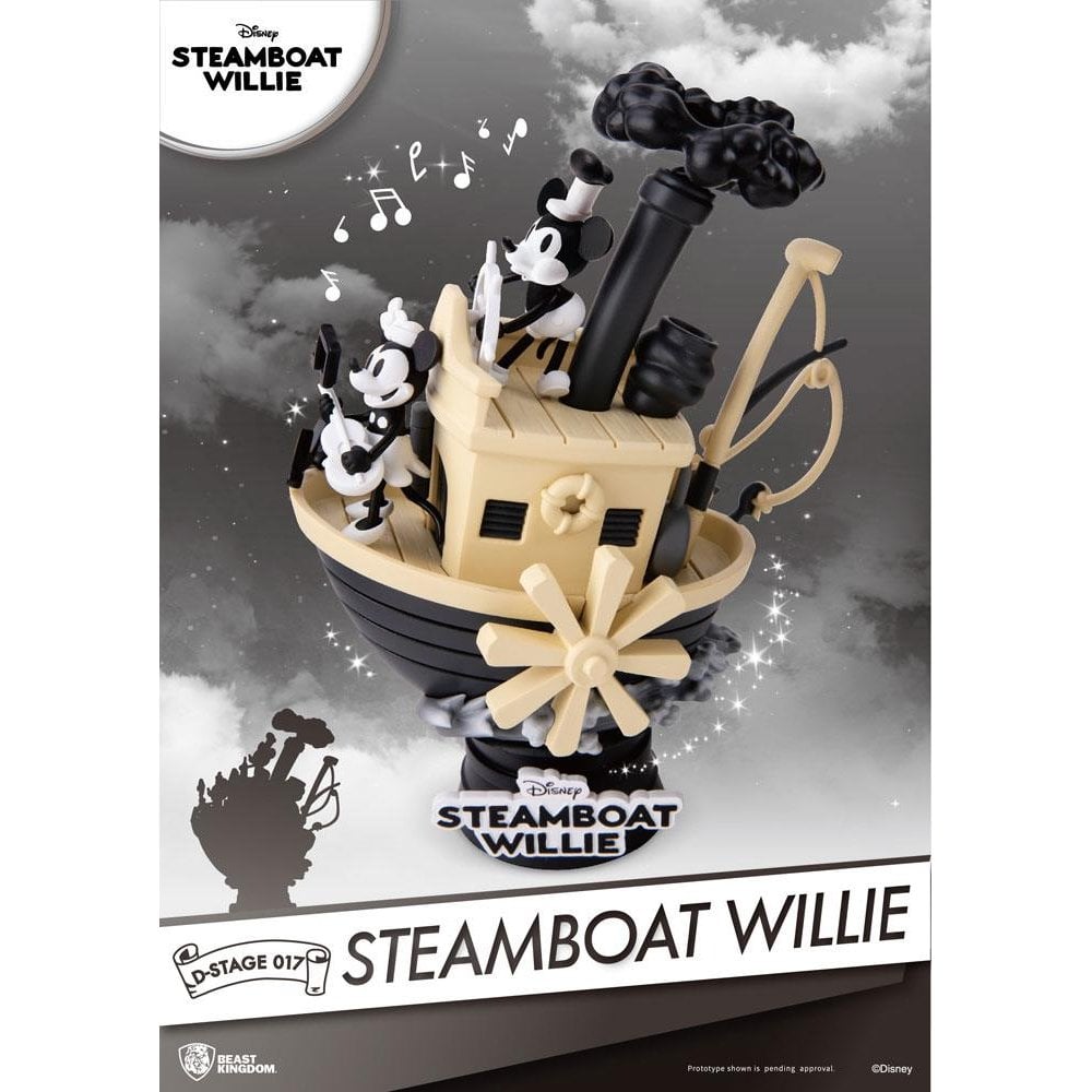 Beast Kingdom Toys Steamboat Willie D-Stage Mickey & Minnie 