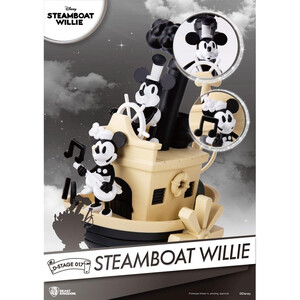 Beast Kingdom Toys Steamboat Willie D-Stage Mickey & Minnie 
