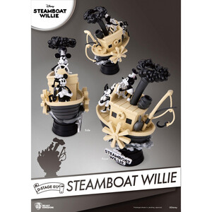 Beast Kingdom Toys Steamboat Willie D-Stage Mickey & Minnie 