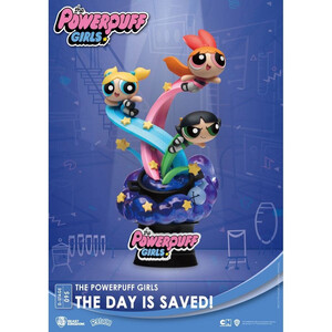 Beast Kingdom Toys The Powerpuff Girls D-Stage The Day Is Saved Standard Version 