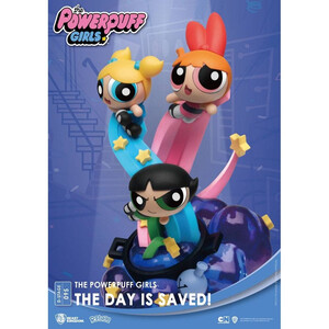 Beast Kingdom Toys The Powerpuff Girls D-Stage The Day Is Saved Standard Version 