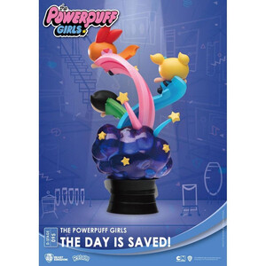 Beast Kingdom Toys The Powerpuff Girls D-Stage The Day Is Saved Standard Version 