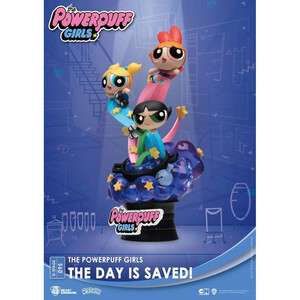 Beast Kingdom Toys The Powerpuff Girls D-Stage The Day Is Saved Standard Version 