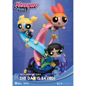 Beast Kingdom Toys The Powerpuff Girls D-Stage The Day Is Saved Standard Version 