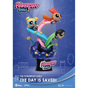 Beast Kingdom Toys The Powerpuff Girls D-Stage The Day Is Saved Standard Version 