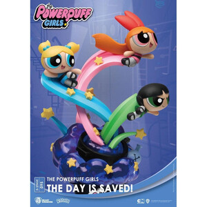 Beast Kingdom Toys The Powerpuff Girls D-Stage The Day Is Saved Standard Version 