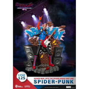 Beast Kingdom Toys Marvel D-Stage Spider-Man Across the Spider-Verse Part One-Spider-Punk 