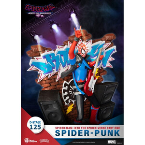 Beast Kingdom Toys Marvel D-Stage Spider-Man Across the Spider-Verse Part One-Spider-Punk 