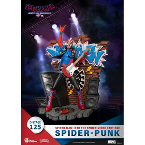 Beast Kingdom Toys Marvel D-Stage Spider-Man Across the Spider-Verse Part One-Spider-Punk 