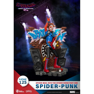 Beast Kingdom Toys Marvel D-Stage Spider-Man Across the Spider-Verse Part One-Spider-Punk 