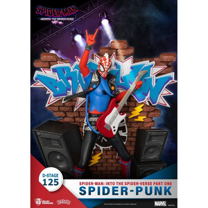 Beast Kingdom Toys Marvel D-Stage Spider-Man Across the Spider-Verse Part One-Spider-Punk 
