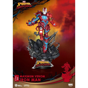 Beast Kingdom Toys Marvel Comics D-Stage Maximum Venom Iron Man 