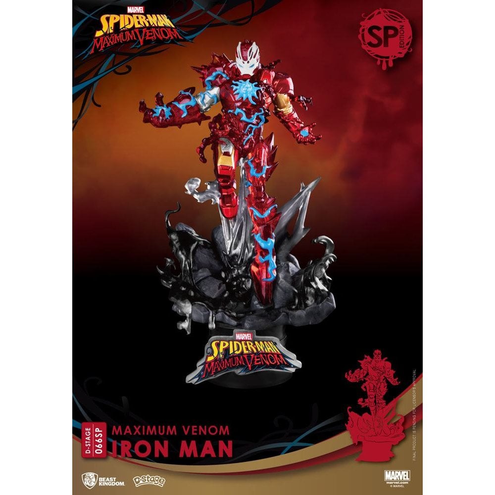 Beast Kingdom Toys Marvel Comics D-Stage Maximum Venom Iron Man Special Edition 
