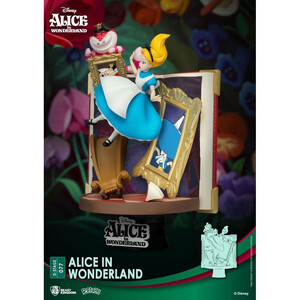 Beast Kingdom Toys Disney Story Book Series D-Stage Alice in Wonderland New Version 