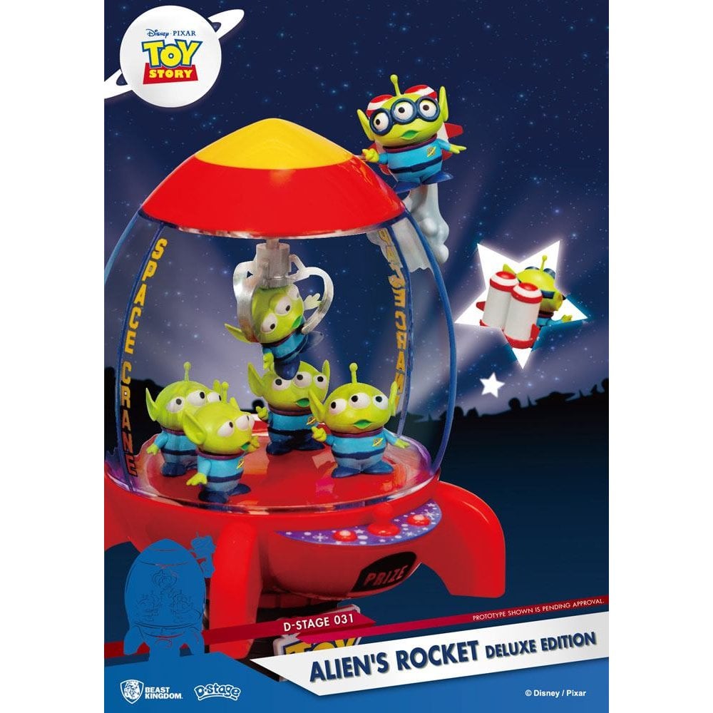 Beast Kingdom Toys Toy Story D-Stage Diorama Alien's Rocket Deluxe