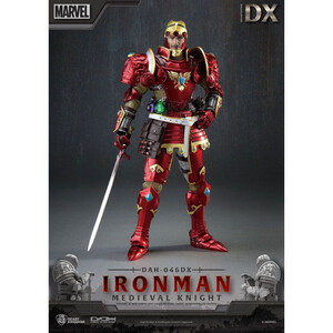 Beast Kingdom Toys Marvel Dynamic 8ction Heroes 1/9 Scale Medieval Knight Iron Man Deluxe Version 
