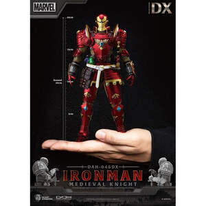 Beast Kingdom Toys Marvel Dynamic 8ction Heroes 1/9 Scale Medieval Knight Iron Man Deluxe Version 