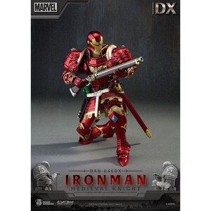 Beast Kingdom Toys Marvel Dynamic 8ction Heroes 1/9 Scale Medieval Knight Iron Man Deluxe Version 