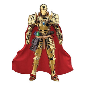 Beast Kingdom Toys Marvel Dynamic 8ction Heroes 1/9 Scale Medieval Knight Iron Man Gold Version 