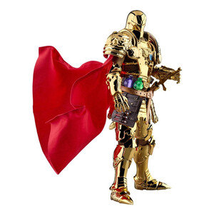 Beast Kingdom Toys Marvel Dynamic 8ction Heroes 1/9 Scale Medieval Knight Iron Man Gold Version 