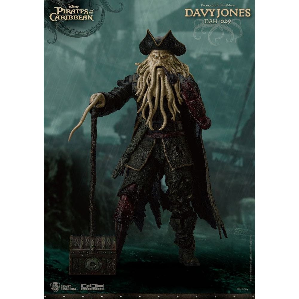 Beast Kingdom Toys Pirates of the Caribbean Dynamic 8ction Heroes 1/9 Scale Davy Jones - Severely damaged packaging 